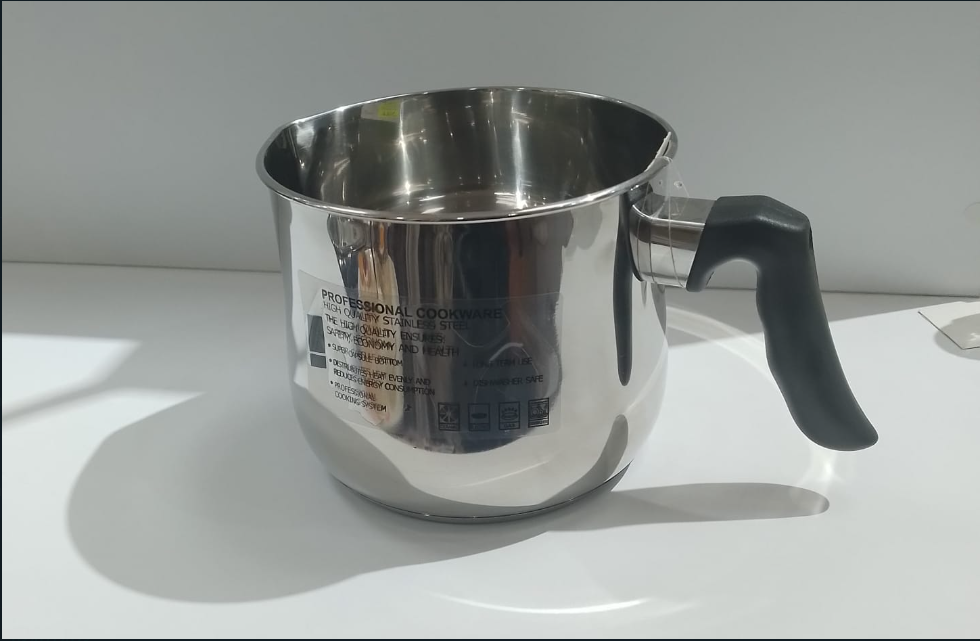 Stainless steel milk pot