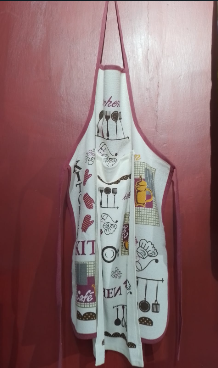 Kitchen apron with towel