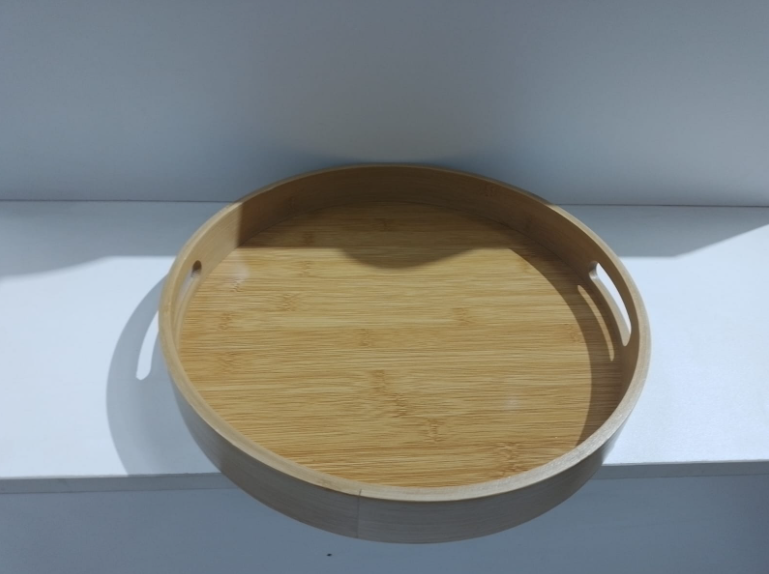 Bamboo round tray