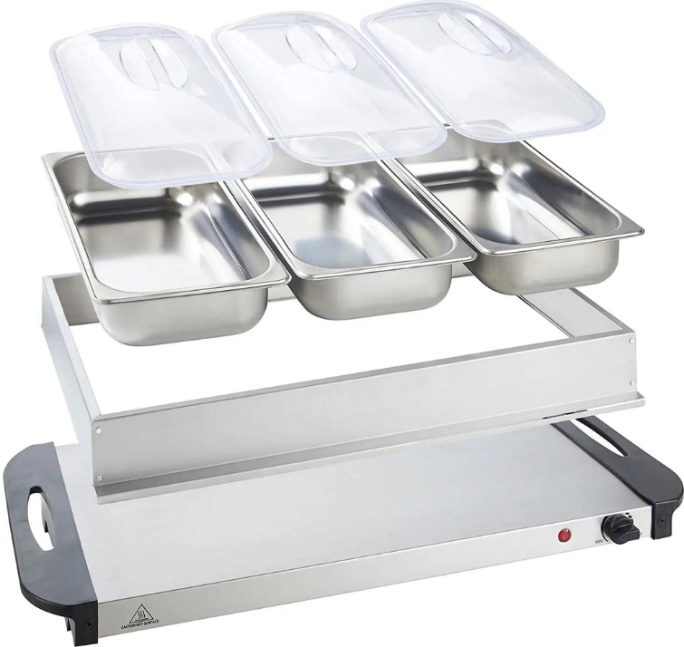 Professional hot plate and buffet server